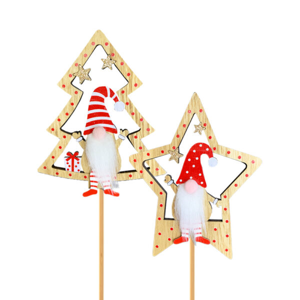 Gnoom kerstster en kerstboom | Gnome christmas star and tree