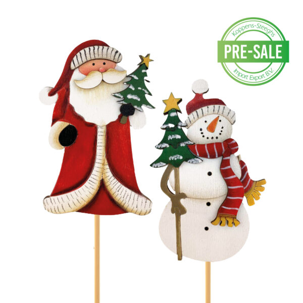 Kerstman en sneeuwpop | Santa and snowman