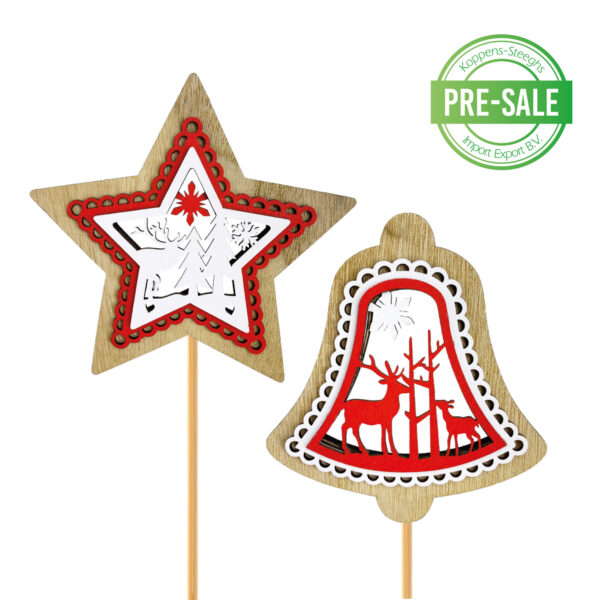 Kerst ster en kerstbel | Christmas bell and star